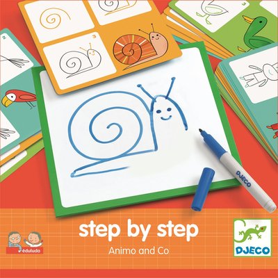 Jeux de dessin Step by Step DJECO