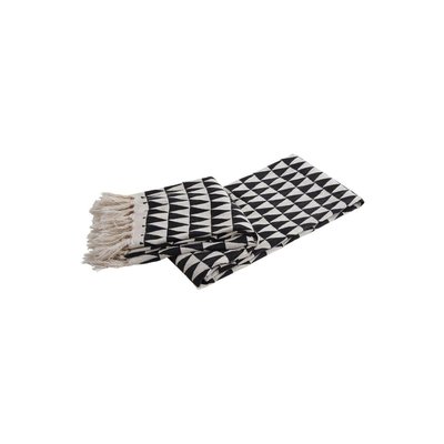Plaid en coton triangles AUBRY GASPARD
