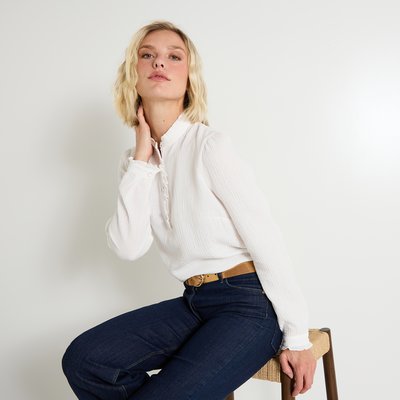 Blouse en gaze de coton GRAIN DE MALICE