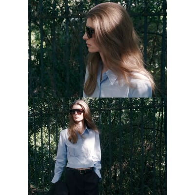 Chemise coton pinces MANGO