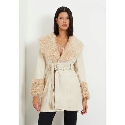 Manteau guess fourrure on sale