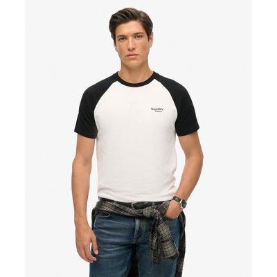 T-shirt de baseball à logo Essential en coton bio SUPERDRY