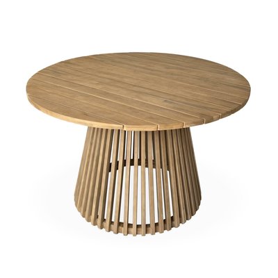 Table à manger intérieur/extérieur ronde bois d'acacia 4 places OVIEDO TABLE SWEEEK