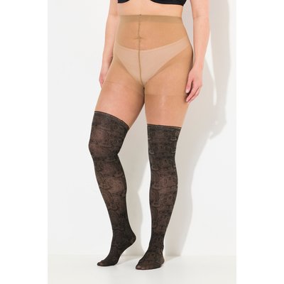 Collants aspect bas, effet dentelle ULLA POPKEN