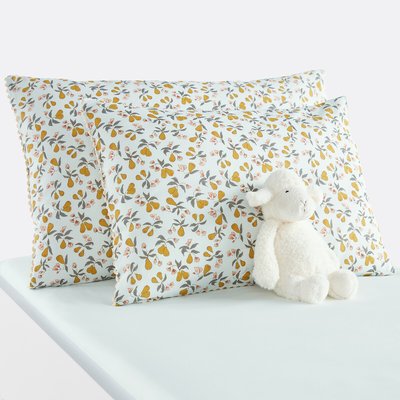 Pear Fruity 20% Recycled Cotton Baby Pillowcase LA REDOUTE INTERIEURS