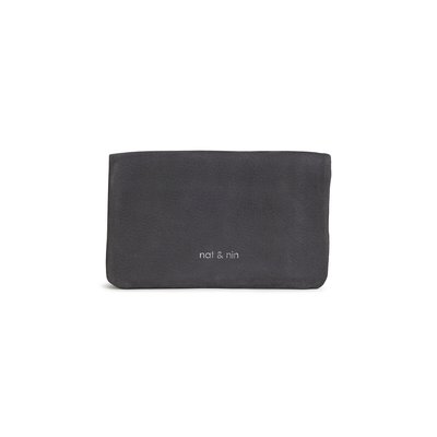 Portefeuille zippé en cuir lisse WINNIE NAT & NIN