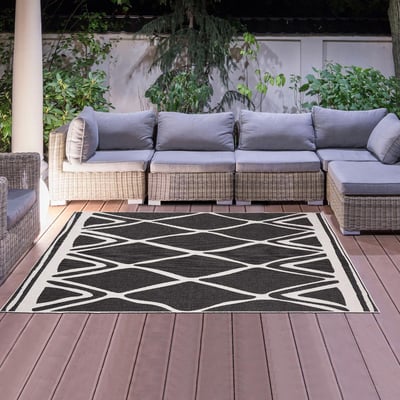 Tapis extérieur, kilim reversible LYN2 F REVERSIBLE UN AMOUR DE TAPIS