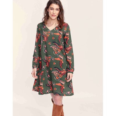 Robe imprimée fluide evasée Ecovero NOZOMI LA FIANCÉE