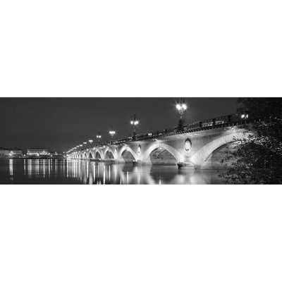 Tableau Sur Toile Pont De Pierre Noir Et Blanc CONTEMPORAIN URBAIN CEANOTHE