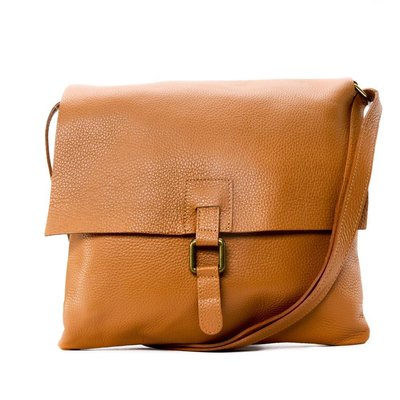Sac bandoulière besace en cuir grainé COQUETTE OH MY BAG