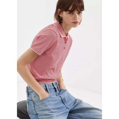 Pull-over maille col polo MANGO