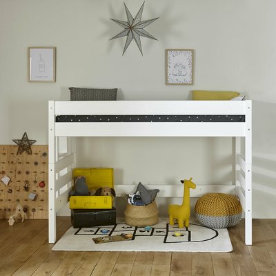 Lit mi-hauteur Bois massif  ANIBA AKITEN RETAIL
