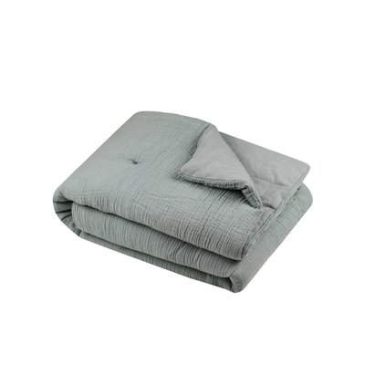 Plaid ou Edredon en gaze de coton Pop color EDEN