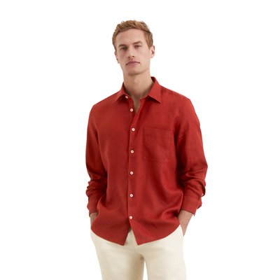 Chemise regular en pur lin MARC O'POLO