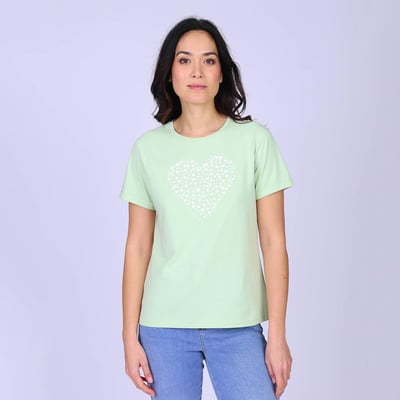 T-shirt cœur Grayce MISE AU GREEN
