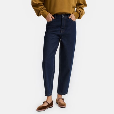 Signatures Pauline Women’s Organic Cotton High Waist Ankle Grazer Mom Jeans LA REDOUTE COLLECTIONS