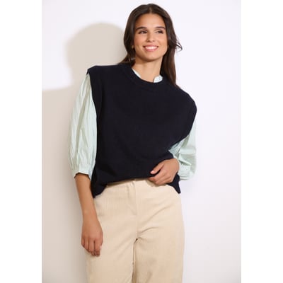 Pull sans manches en maille LOLALIZA