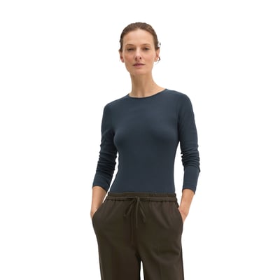 T-shirt long régulier en mélange de TENCEL™ modal et de coton MARC O'POLO