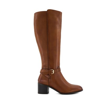 Bottes hauteur genou à talons à boucle - TRUSTI 2 DUNE LONDON