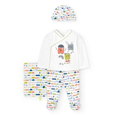 Coffret cadeau de 4 pièces en coton pour BOBOLI