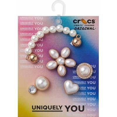 Confezione da 5 Jibbitz Dainty Pearl Jewelery CROCS