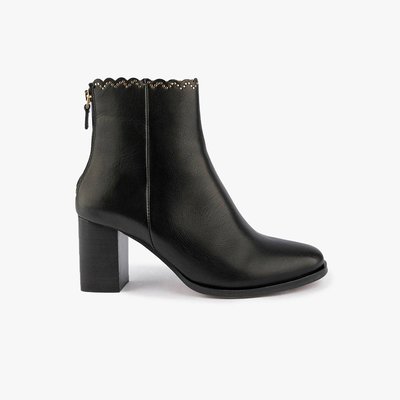 Bottine cuir lisse / clous GISELLE MAISON TOUFET
