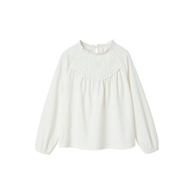 Tee-shirt blouse détail en broderie anglaise VERTBAUDET