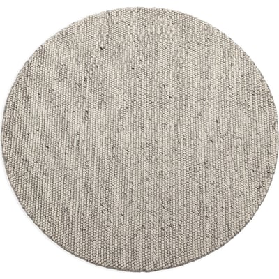 Tapis rond en laine tricotée à la main RECOLLECTION