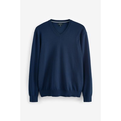 Pull col v en maille à manches longues NEXT
