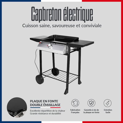 Plancha électrique sur chariot, Capbreton SOMAGIC
