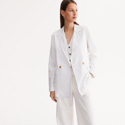 Veste coupe droite, lin mélangé ANNE WEYBURN