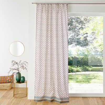 Cortinado com laços, em algodão, Ditsy JAMINI x LA REDOUTE INTERIEURS