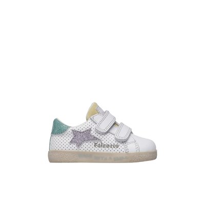 Baskets en cuir et tissu ALNOITE 2 VL. FALCOTTO