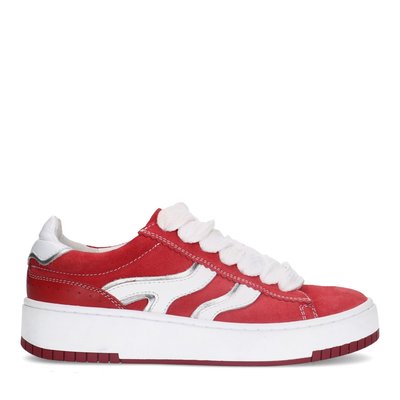 Baskets en daim avec détails blancs SACHA