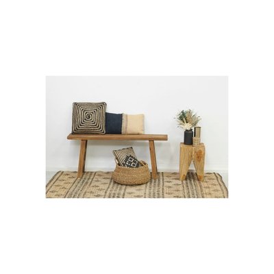 Tapis rectangulaire en jute naturelle et teintée AUBRY GASPARD