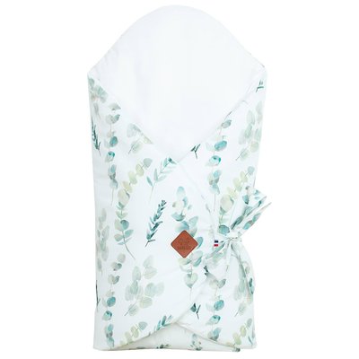 Gigoteuse d'emmaillotage évolutive en satin de coton EUCALYPTUS SEVIRA KIDS