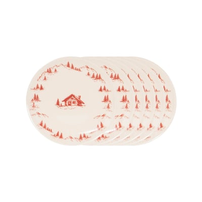 Assiette dessert 21 cm (lot de 6) - ALPAGES TABLE PASSION