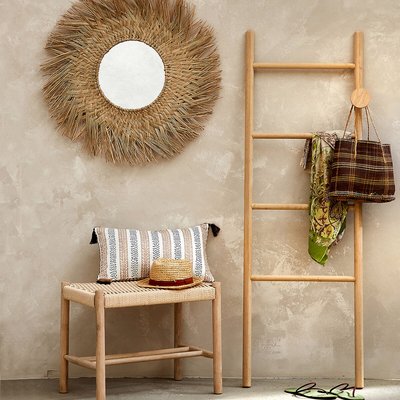 Miroir rond forme soleil en herbier Ø70 cm, Loully LA REDOUTE INTERIEURS