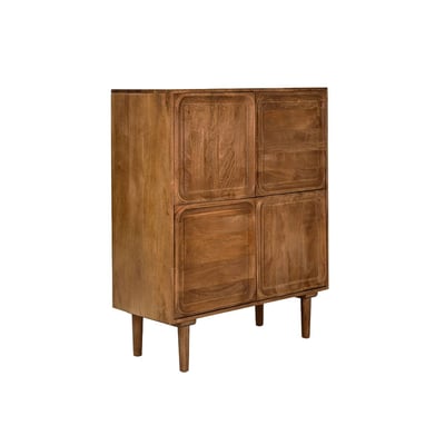 Buffet haut en bois de manguier foncé VIVIENNE MADE IN MEUBLES 