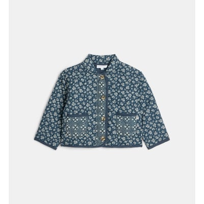 Veste matelassée talina florale popeline coton CADET ROUSSELLE