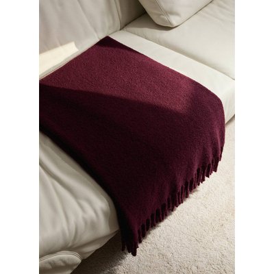 Couverture en laine effet bouclé MANGO HOME