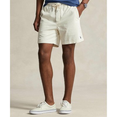 Шорты из велюра с затягивающимся шнурком POLO RALPH LAUREN
