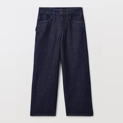 Jean cargo taille élastiquée contenant du coton MONOPRIX