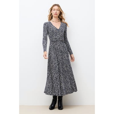 Robe fluide col v RSHANY CAROLL