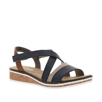 Sandales talon semi-compensé RIEKER