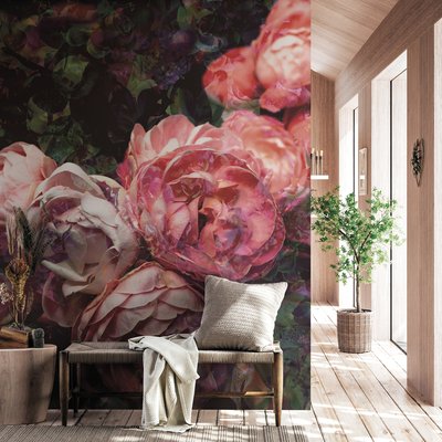Papier peint panoramique ROSES ANTIQUES LE PAPIERS DE NINON