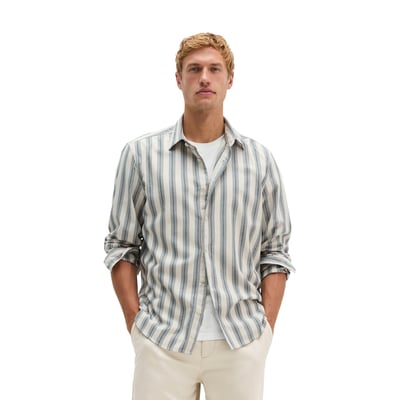Chemise en sergé, coupe classique en coton biologique et lyocell MARC O'POLO