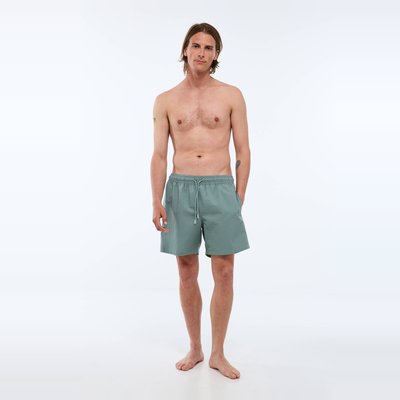 Short de bain seersucker uni MONOPRIX