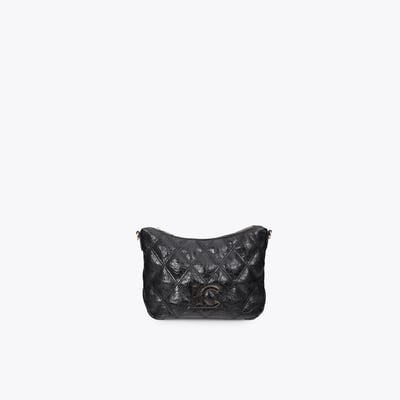 Sac à bandoulière matelassé à logo métallique LOLA CASADEMUNT