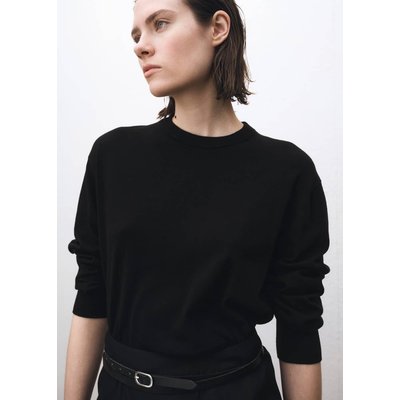 Pull-over laine mélangée col rond MANGO